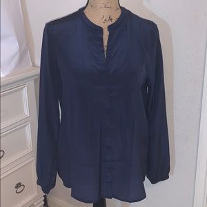 Lucky Brand Women’s Long Sleeve Silk shirt